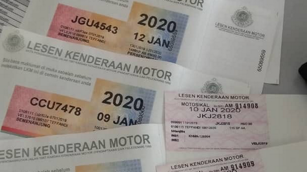 harga roadtax kereta